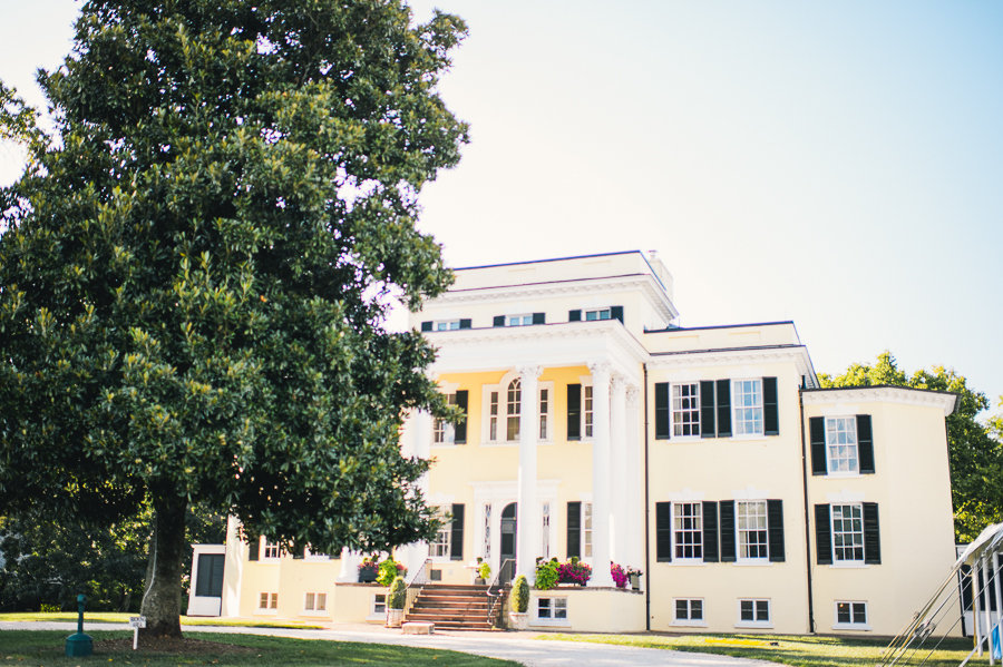 Historic Mansion built in 1804 as a back drop